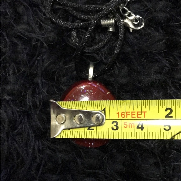 Marble Glass One of a Kind Unique Rare Handmade Necklace - Picture 3 of 16